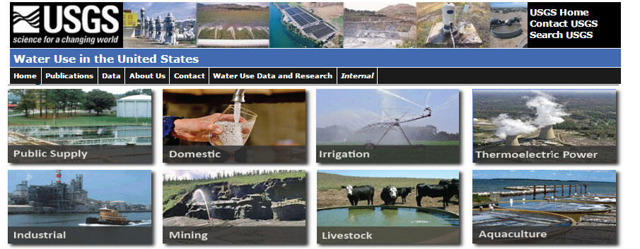 Water Use in the United States- National Compilations