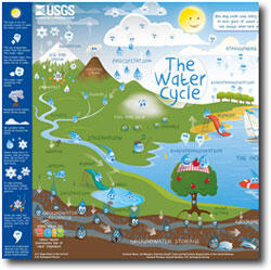 The Water Cycle for Schools Poster