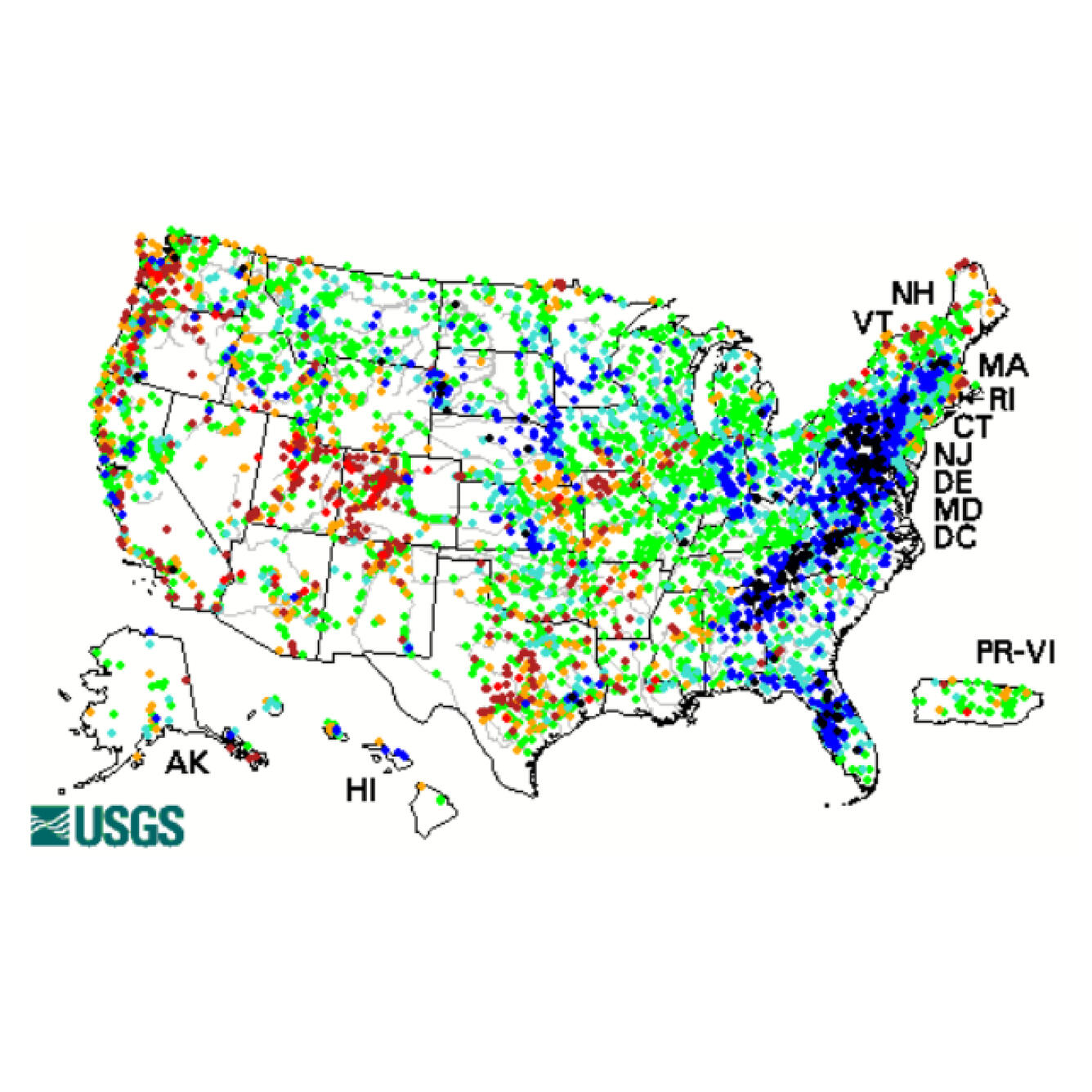  Estados Unidos es una nación con amplio alcance sísmico. Foto: USGS.   