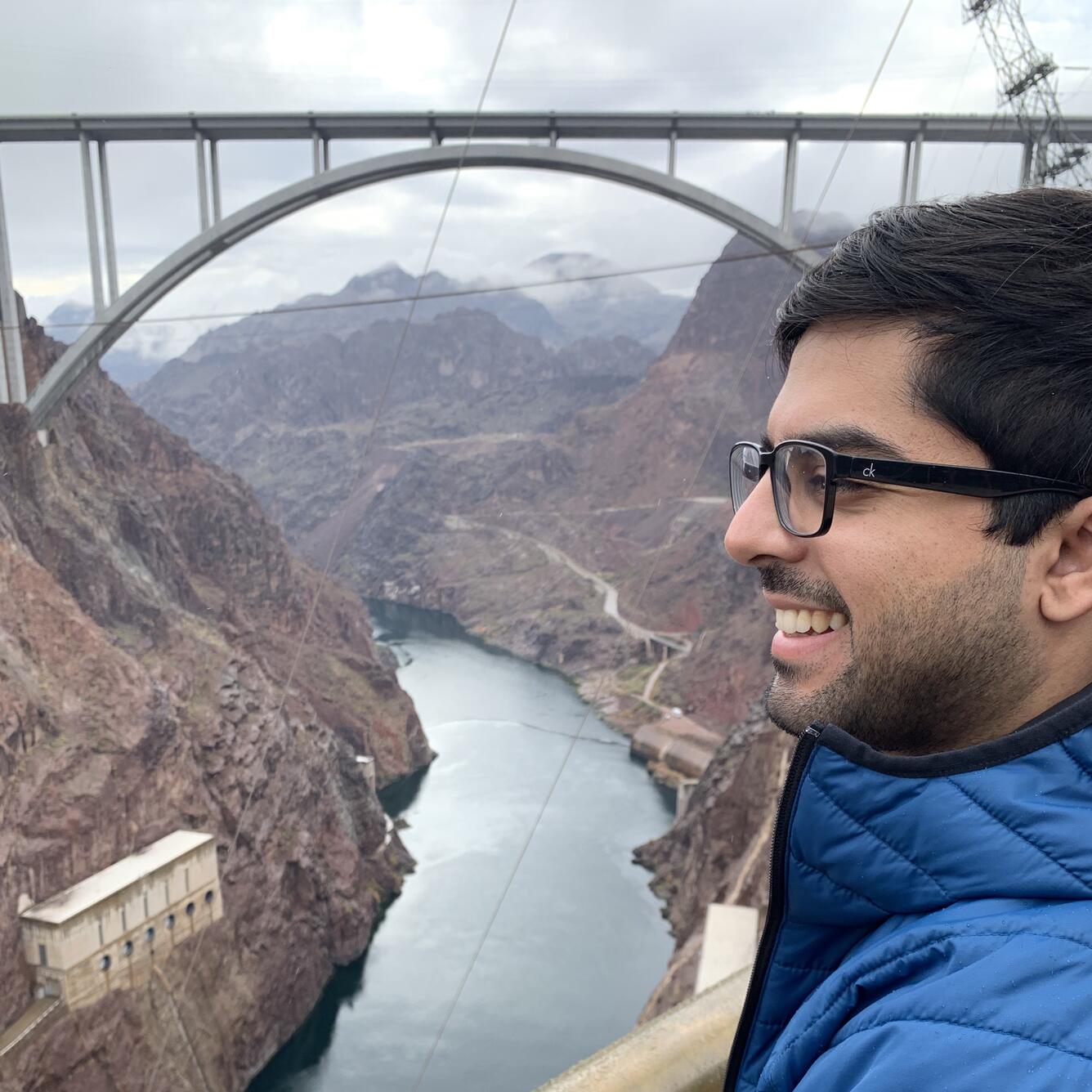 Canyon person bridge