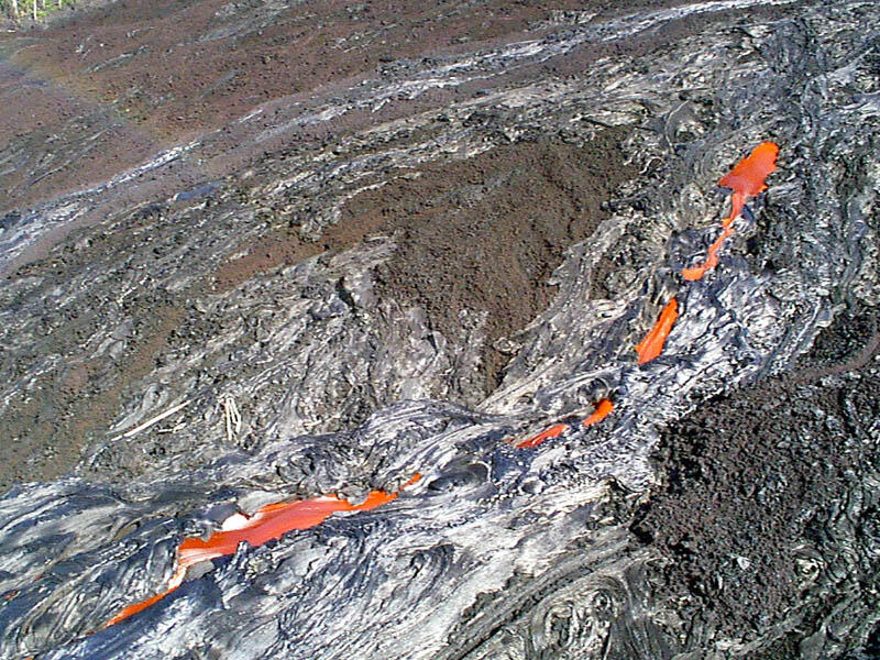 channelized lava flow