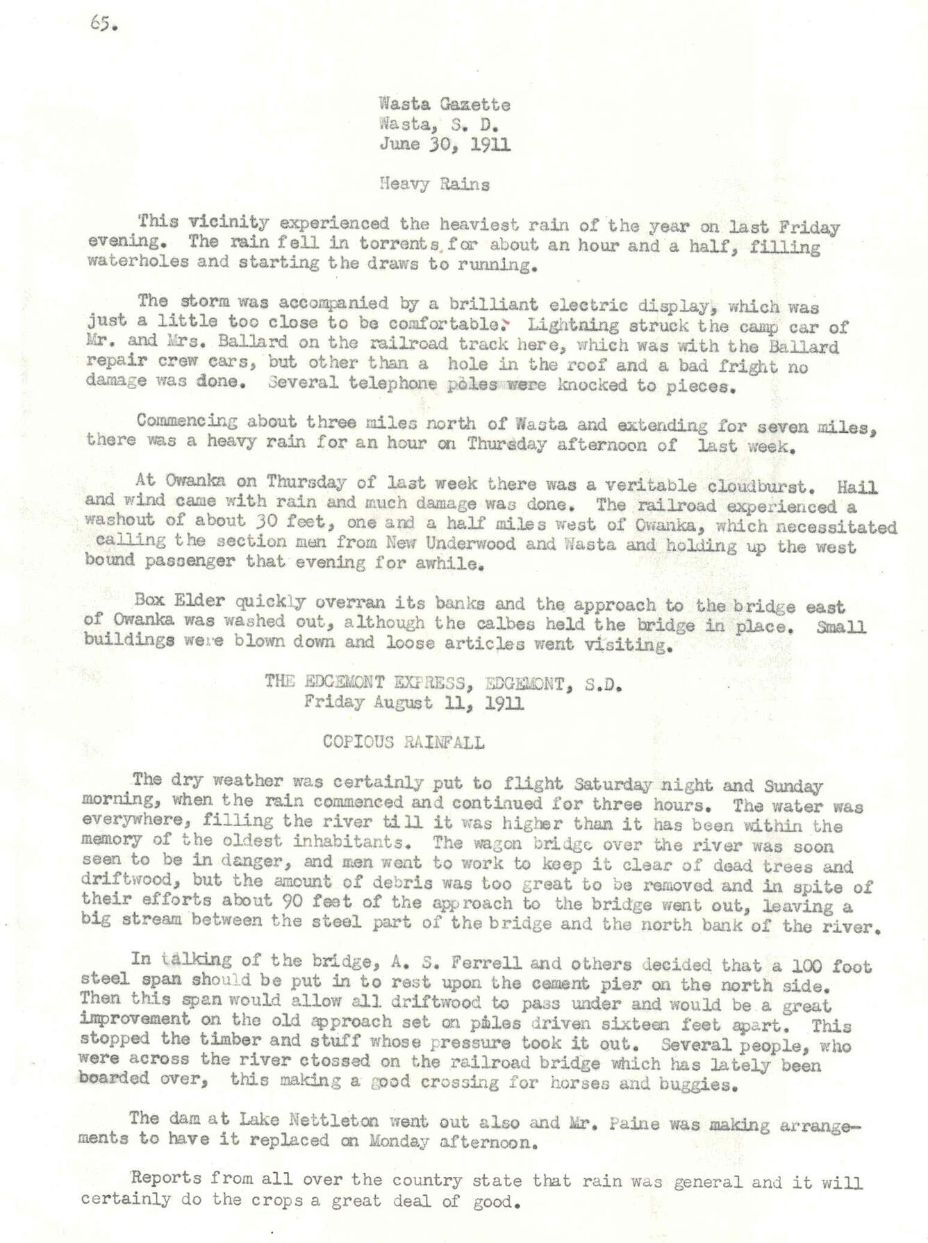 Wasta Gazette (June 30, 1911) Page 65
