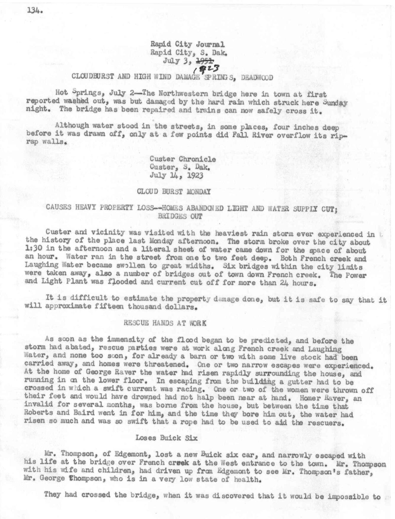 Rapid City Journal (July 3, 1923) Page 134