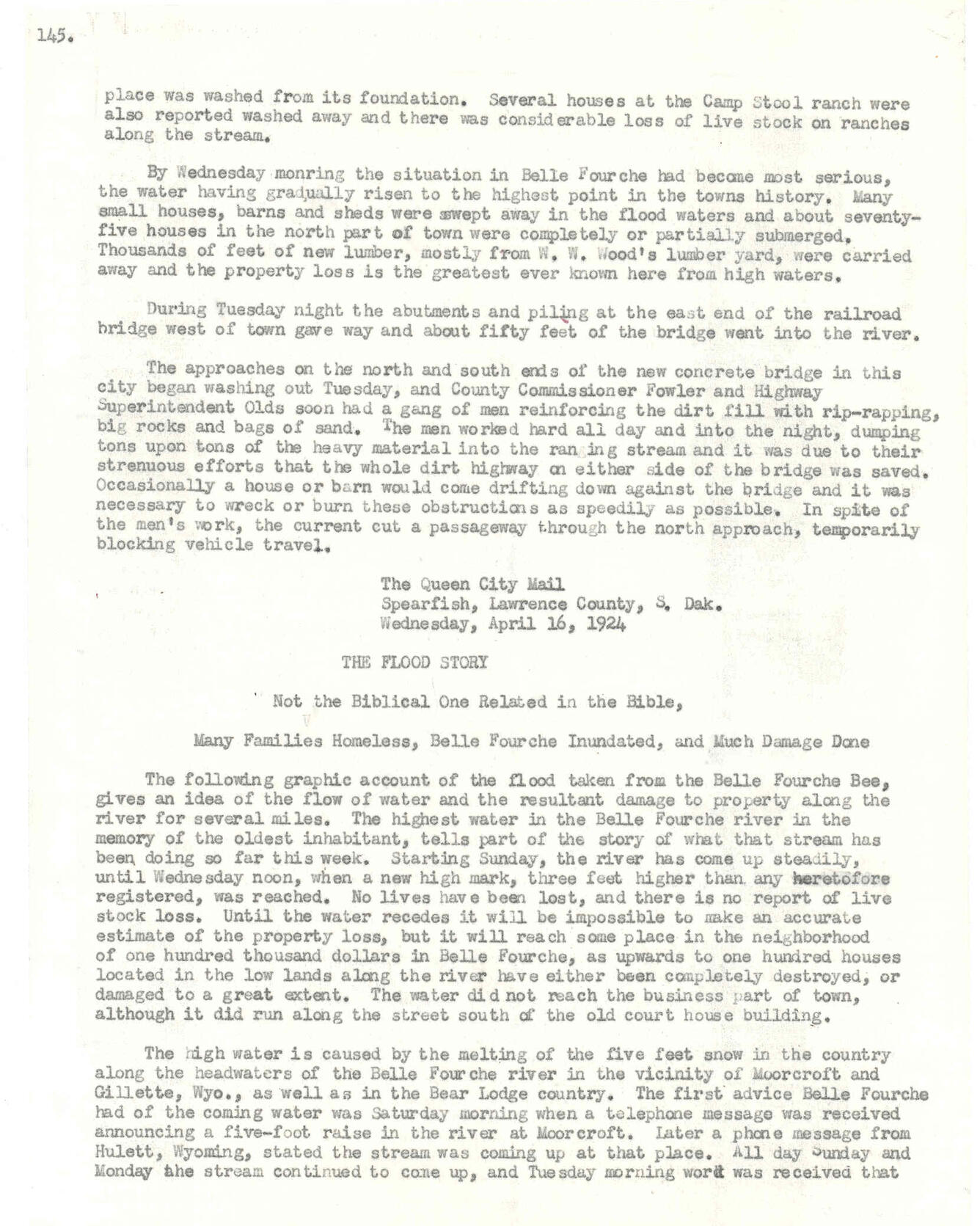 Northwest Post - Belle Fourche (Apr. 10, 1924) Page 145