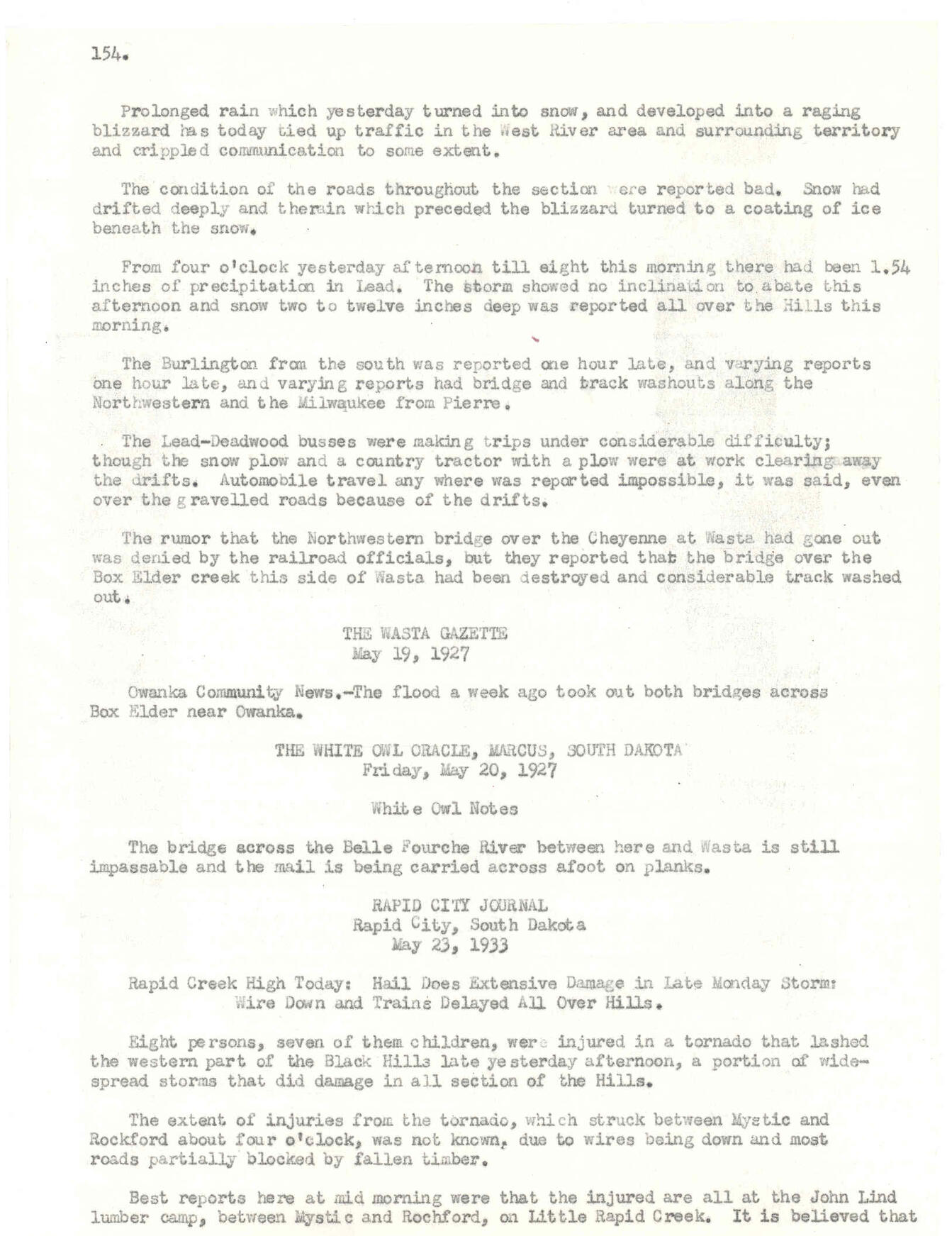 Rapid City Journal (May 23, 1933) Page 154