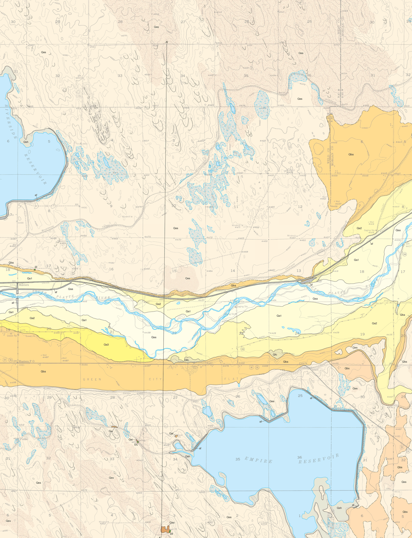 Detail of Scientific Investigations Map 3344 map
