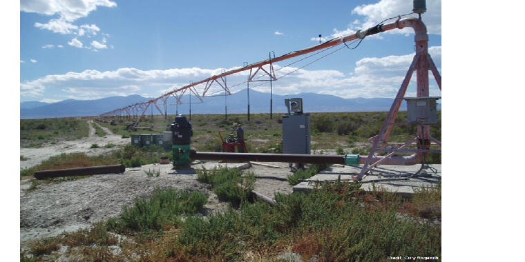 Simple well with one line of distribution