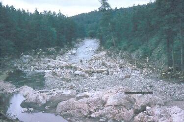Battle Creek below Keystone