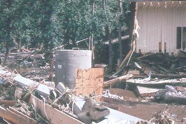 Close-up of Destroyed Homes