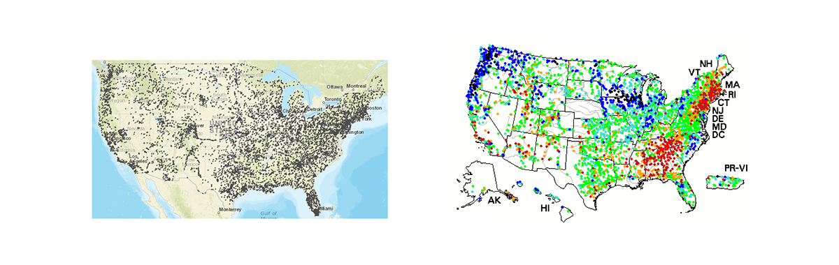 Water Data Maps