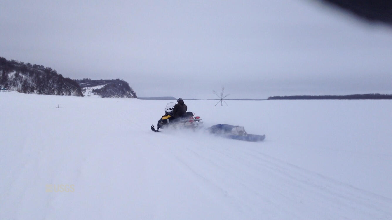 Heading out to do field work for a permafrost study in the Yukon River Basin