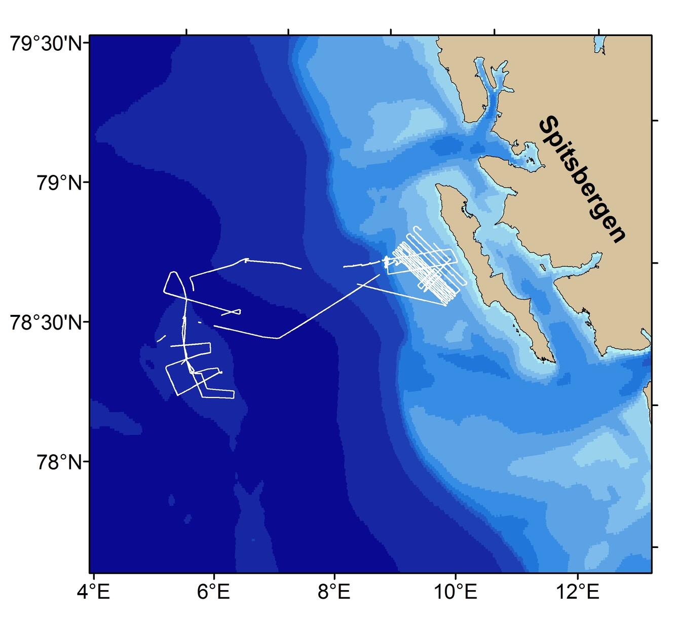 Spitsbergen location map