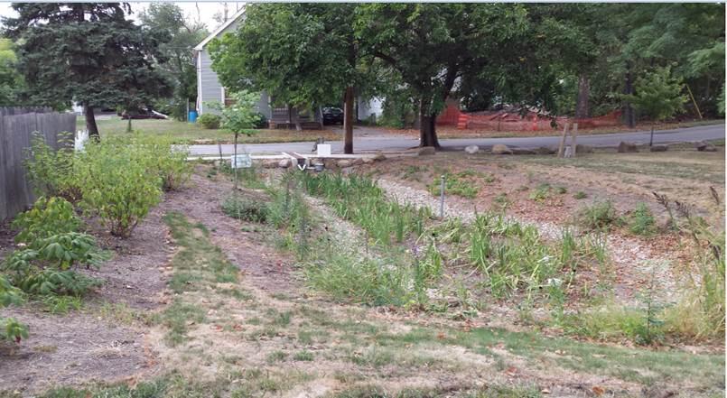 Storm water reduction monitoring site in Gary, Indiana