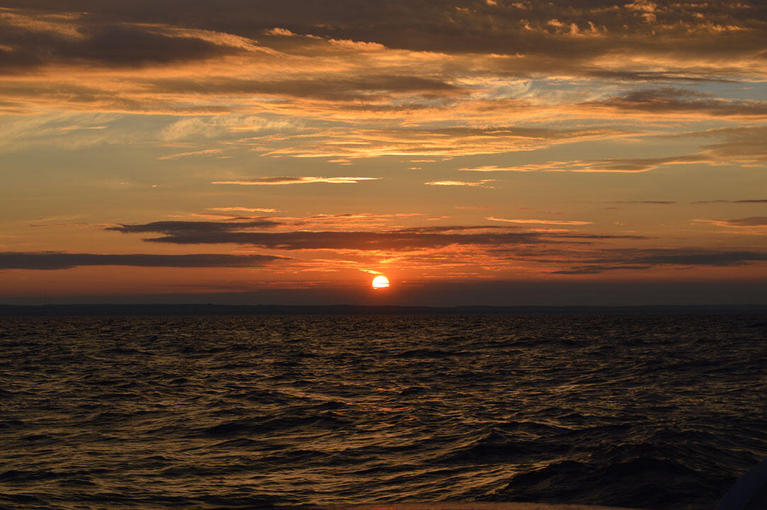 Sunset over Lake Huron 