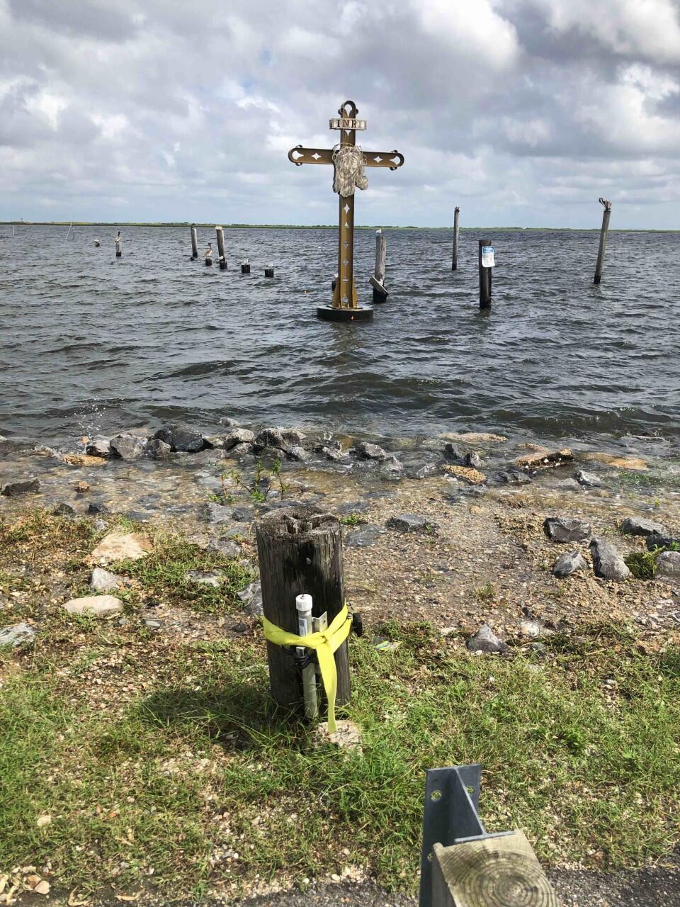 Storm Tide Sensor at Shell Beach for Hurricane Sally