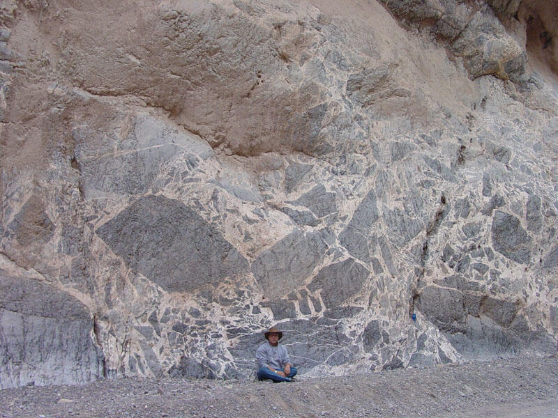 Breccia in Titus Canyon