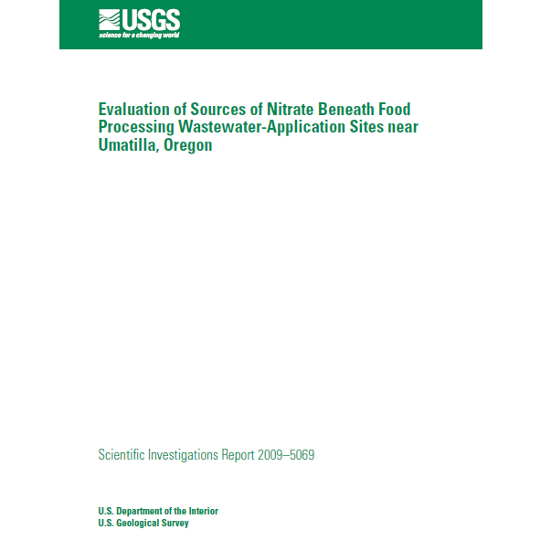 Evaluation of Sources of Nitrate Beneath Food Processing Wastewater