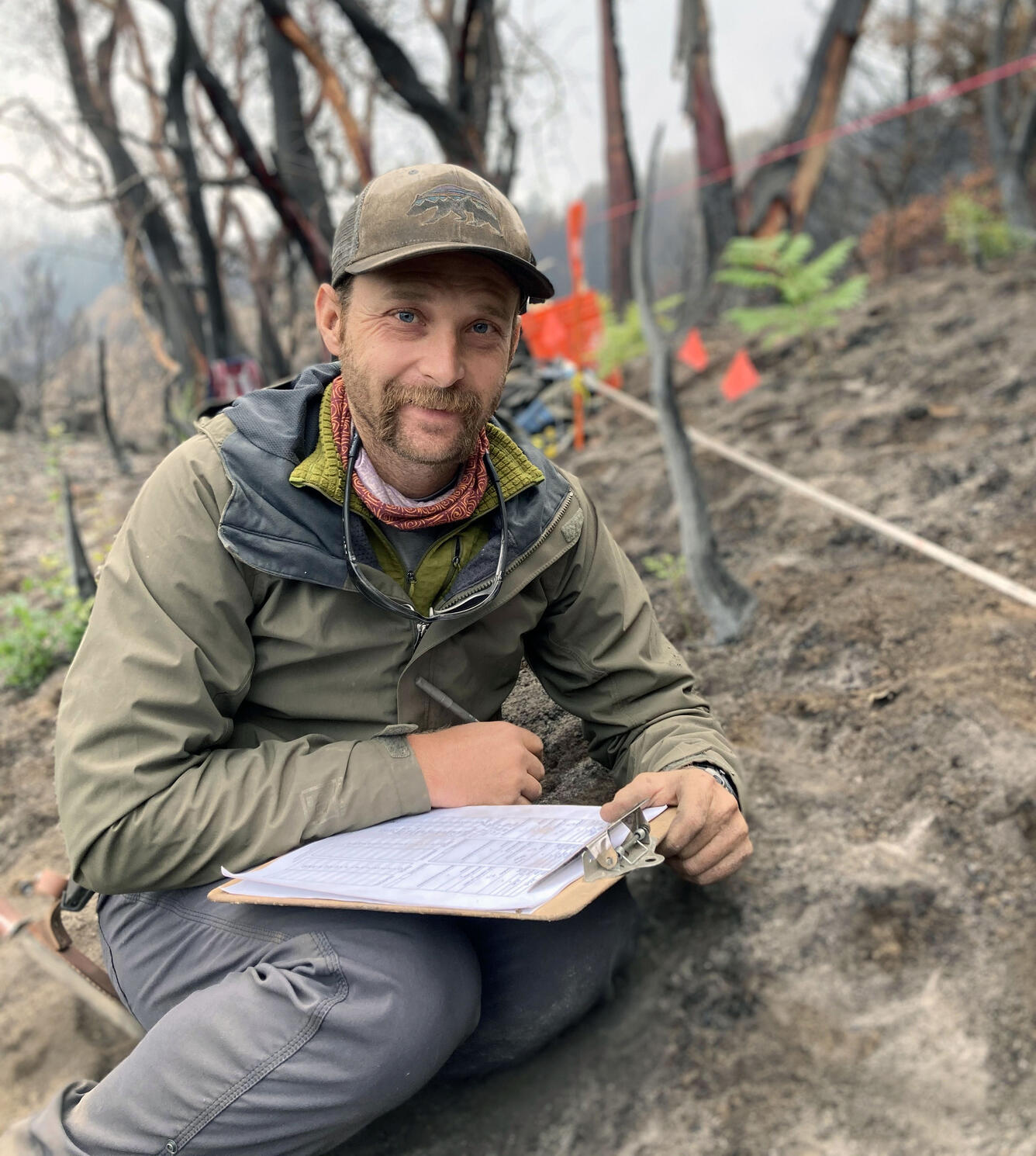 Fieldwork @ CZU Lightning Complex.