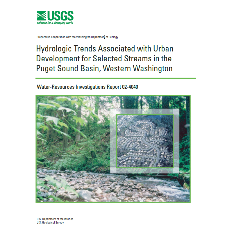 Hydrologic Trends Associated with Urban Development