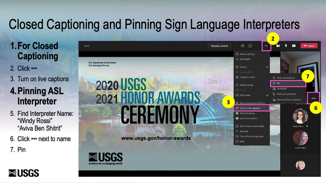 image of Awards Ceremony slide presentation how to information