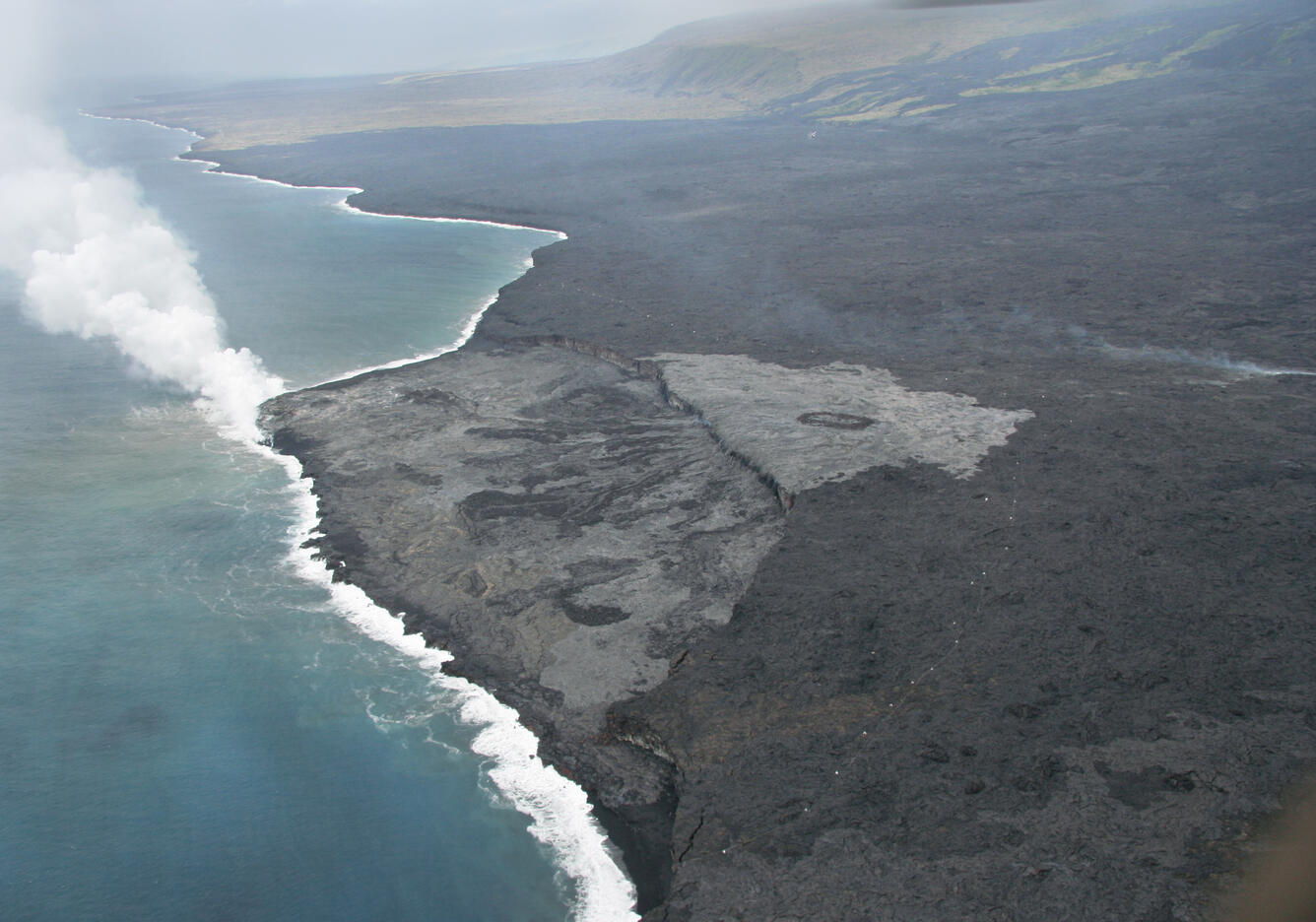 Active lava delta on south coast of Kīlauea, Hawai‘i