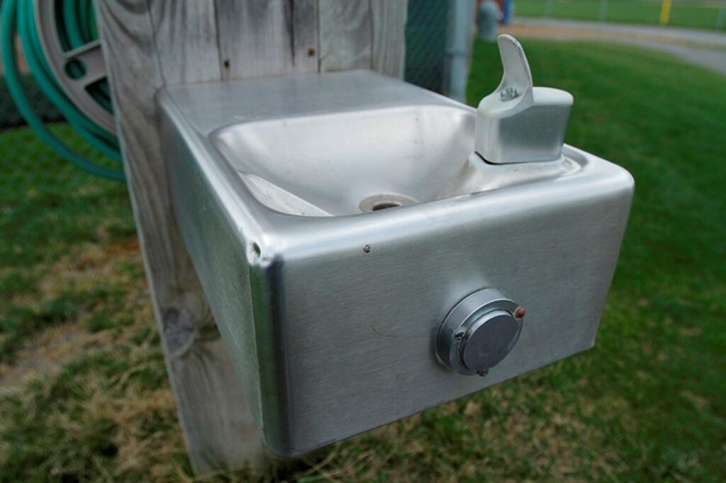 water fountain in park