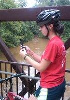 Photo of person sending phone message