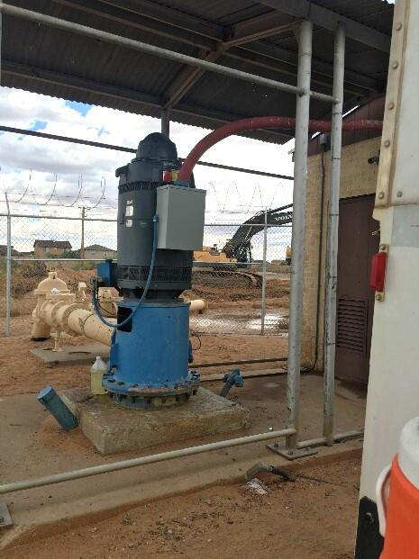 Groundwater well sampled in the Hueco Bolson study area 