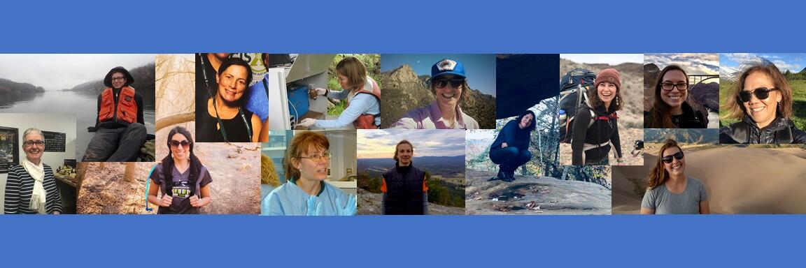collage of women