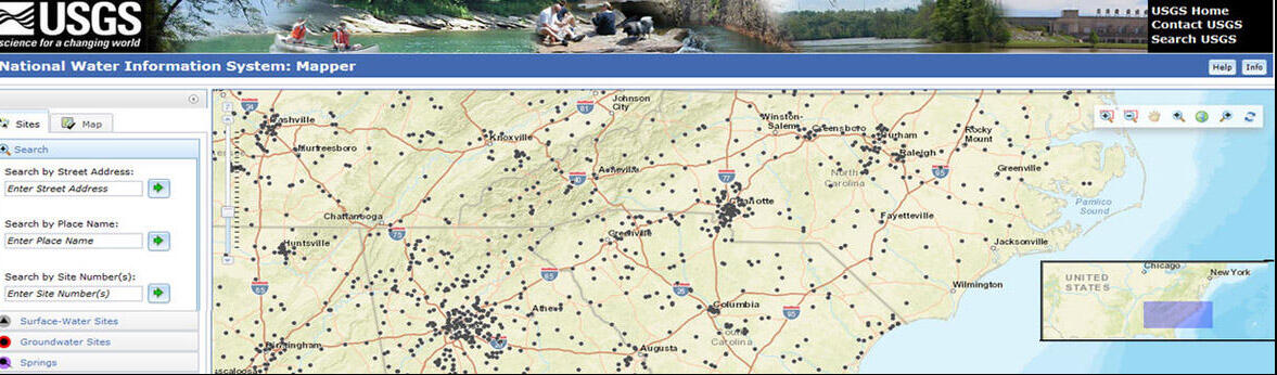 USGS surface-water data for the Nation