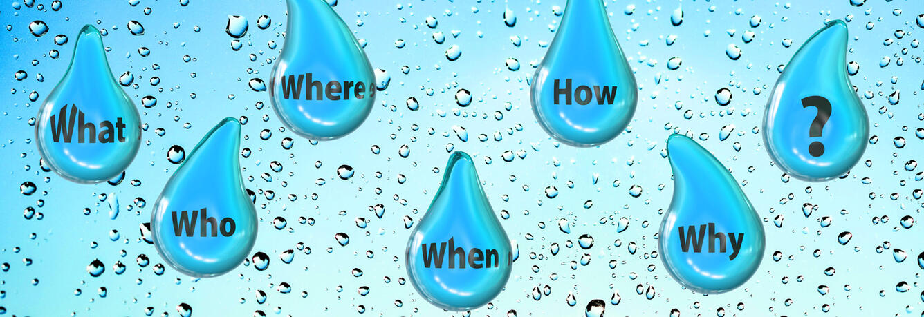 What Where Why When How of Water