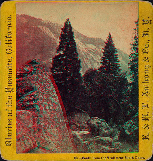 A photo of a trail near South Dome