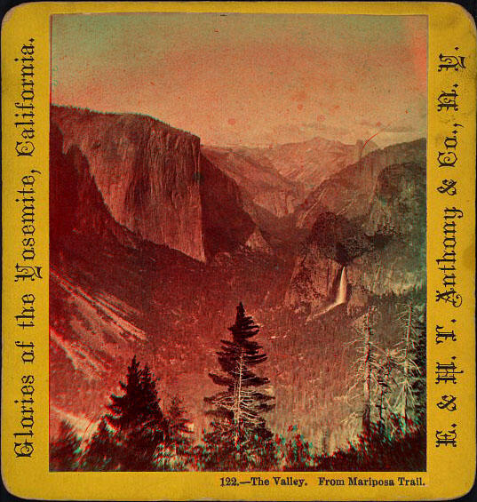 A photo of The Valley from Mariposa Trail