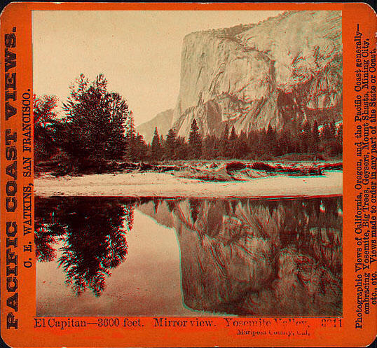 A photo of El Capitan (Mirror View)