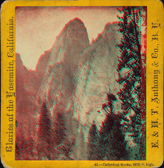 A photo of Cathedral Rocks