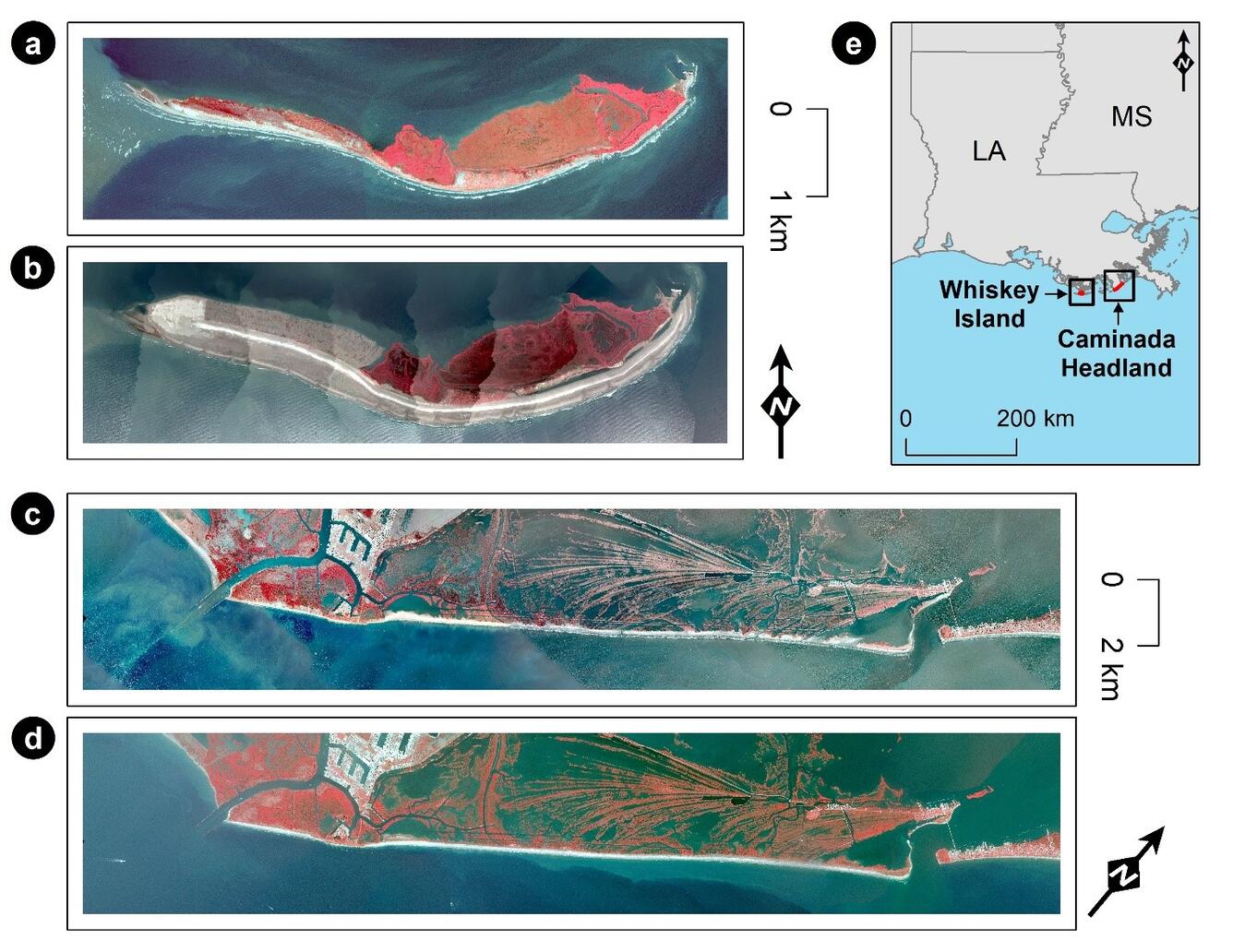 Whiskey Island and Caminada Headland