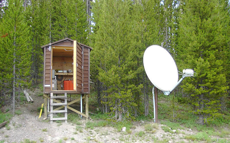 High precision GPS antenna, Yellowstone National Park....