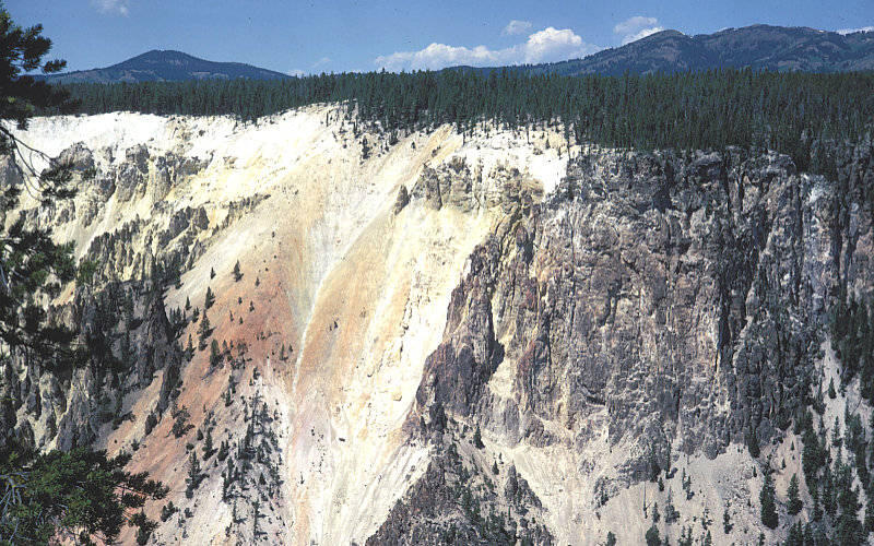 Grand Canyon of the Yellowstone River, Yellowstone National Park....