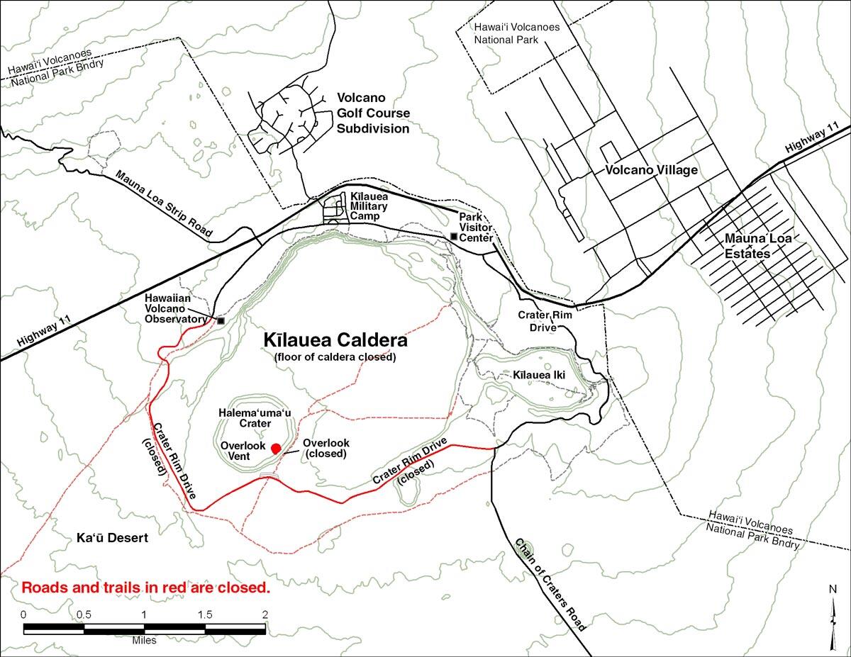 Halema‘uma‘u Vent Map...