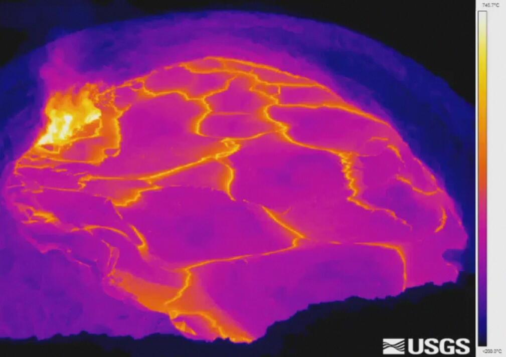 Preview image for video: shows a time-lapse sequence of the lava la...