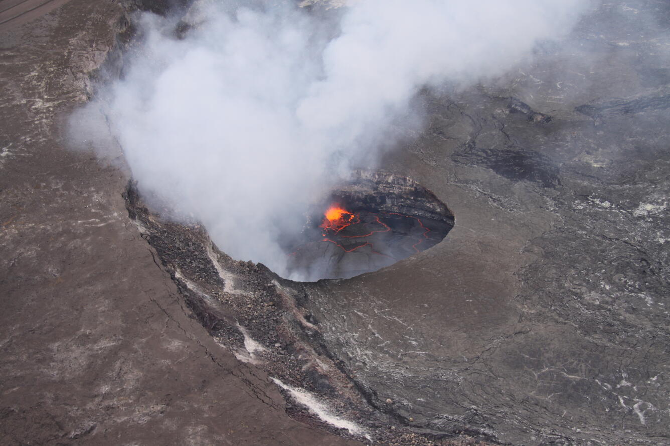 At Halema‘uma‘u, the lava has dropped over the past week to levels ...