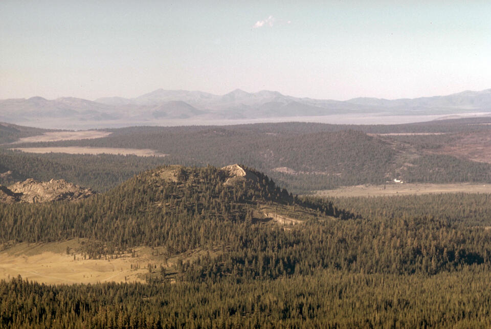 Deer Mountain is a post caldera rhyolite that erupted outside the L...