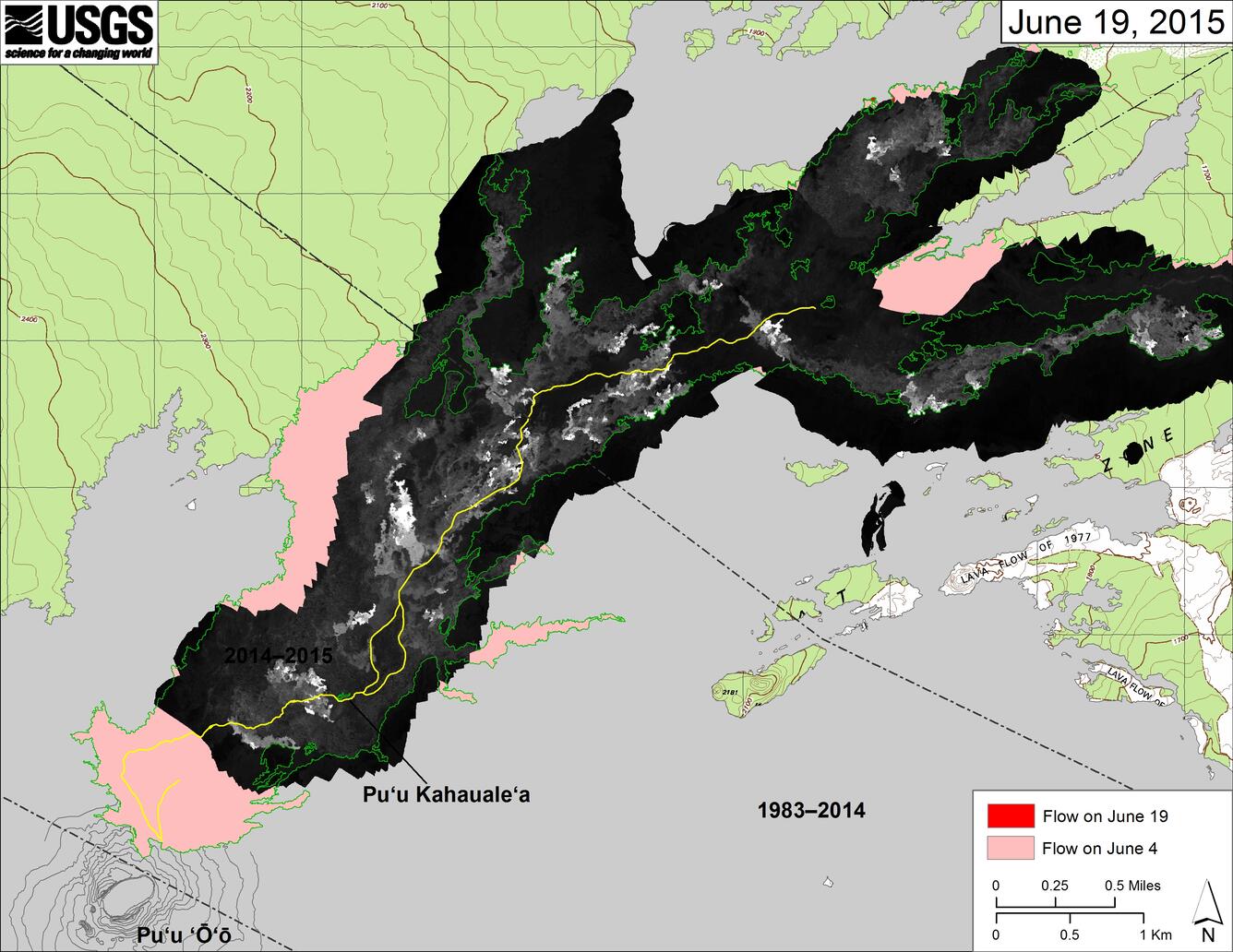 Map with thermal mosaic overlay...