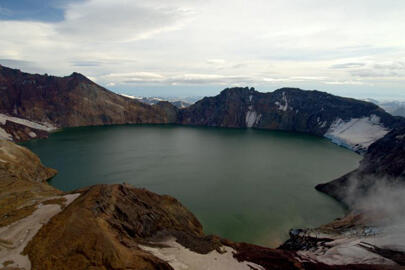 Katmai caldera, Katmai National Park and Preserve, Alaska...