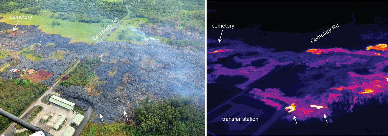 A close up of activity near the transfer station, shown by a normal...