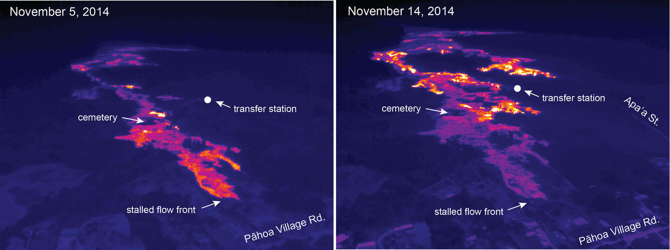 Increase in active breakouts around transfer station and cemetery o...