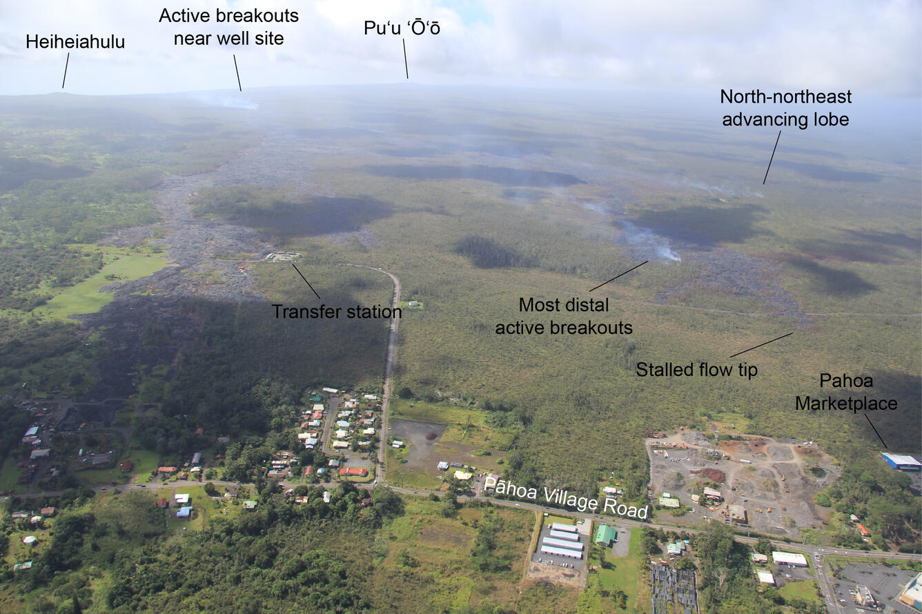 Kīlauea's East Rift Zone lava flow still active...