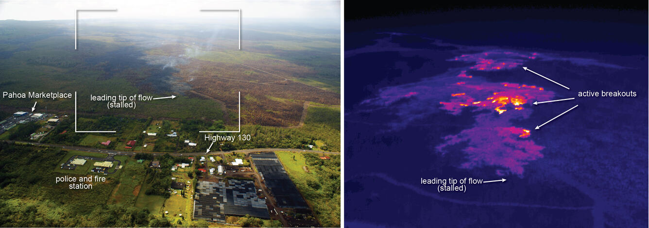 This comparison of a normal photograph and a thermal image shows th...