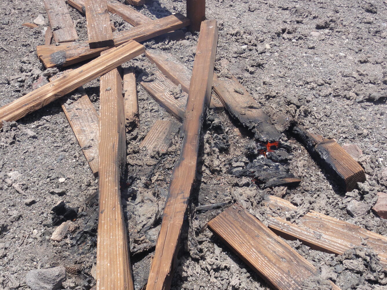 Portions of the Halema‘uma‘u overlook fencing were knocked down by ...