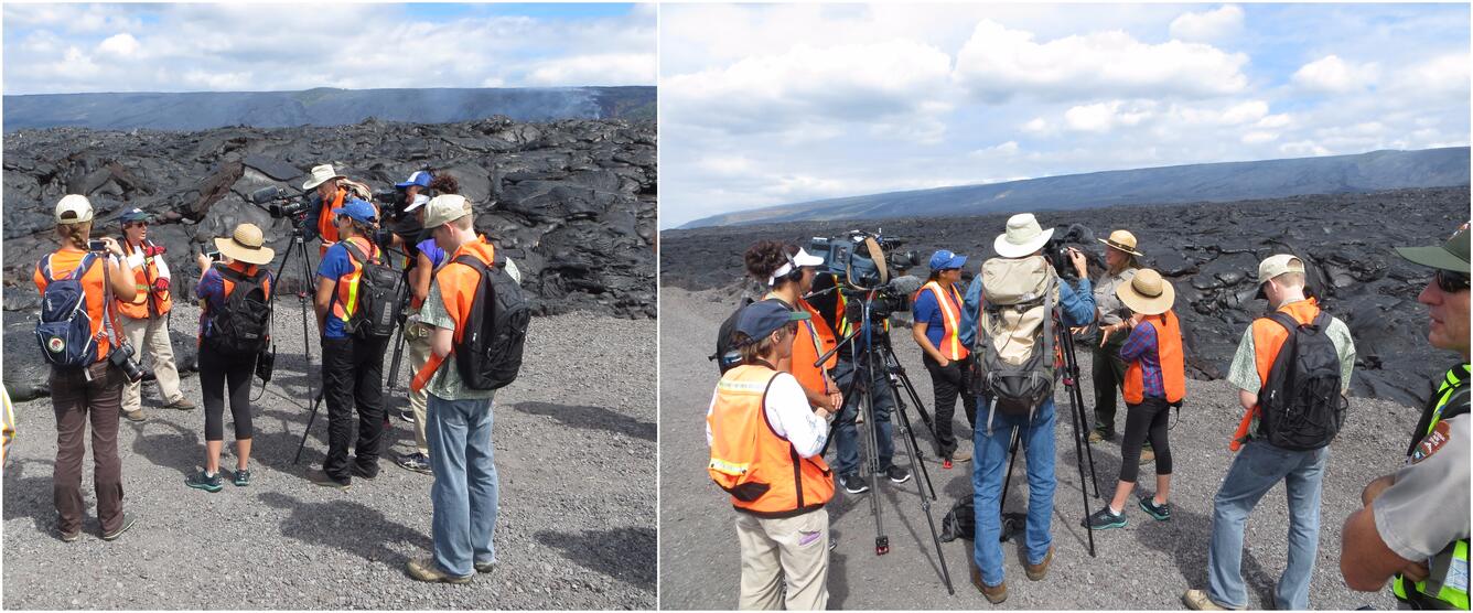 During a special media briefing today, USGS Hawaiian Volcano Observ...